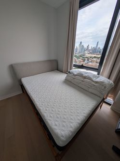 Premium Queen Bed Set: West Elm, Sealy & Finney Solid Wood ($2000 Value)