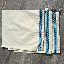 Tory Burch 12x15 Drawstring Dust Bags Set Of 3