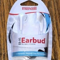 Maxell EB-95 Earbuds white 