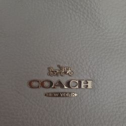 Coach Cream Leather Shoulder Bag