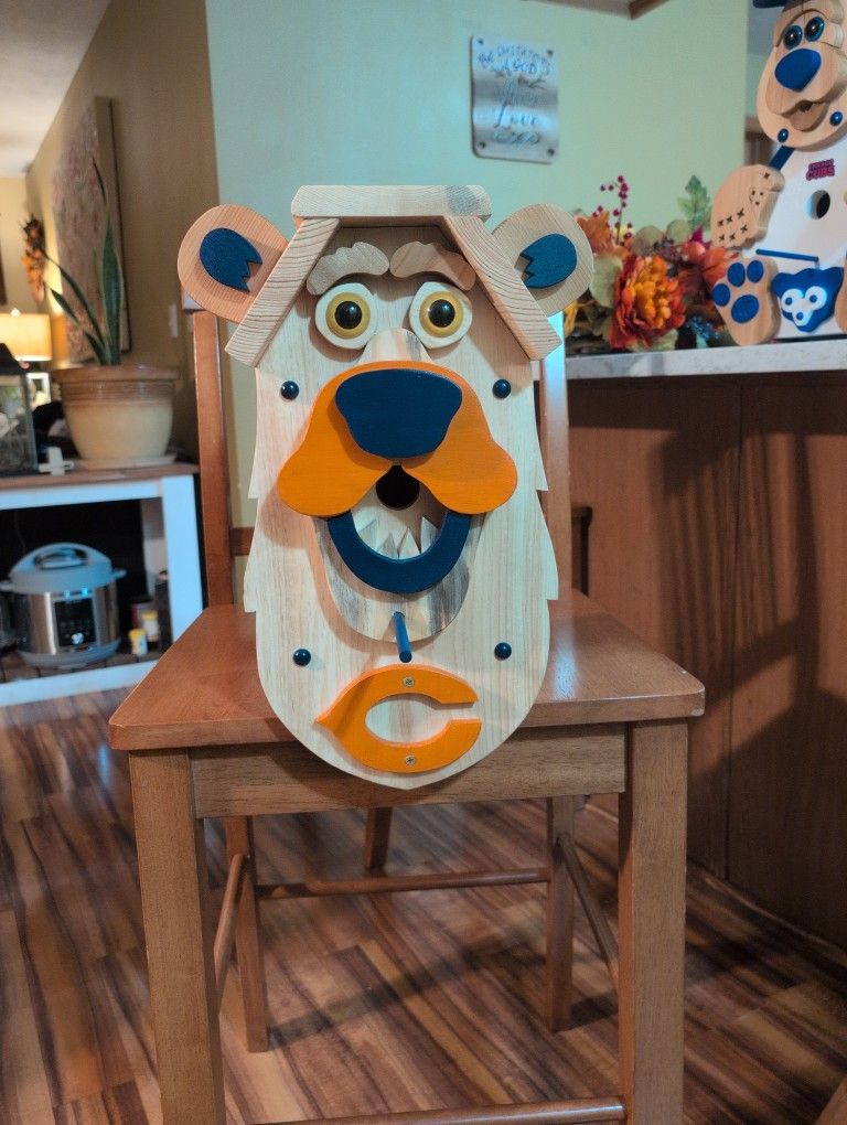 Chicago Bears Birdhouse