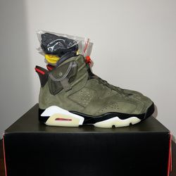 TRAVIS SCOTT X AIR JORDAN 6 RETRO 'OLIVE'  🫒