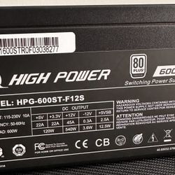 600W Power Supply