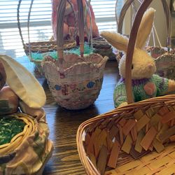 Easter Baskets And Bunnies