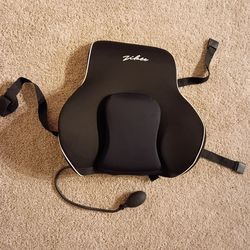 ZIKEE Adjustable Airbag Lumbar Support Pillow Provides Comfortable Support Back Pain Relief and Improves Posture, Ergonomic Memory Foam Back Support P