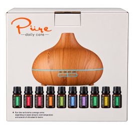 Pure Daily Care Aromatherapy Diffuser & Essential Oils Set
