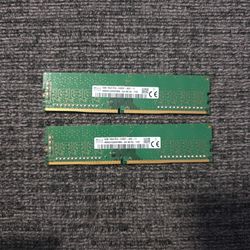 SK Hynix DDRR4 8GB 2400 Ram (16gb Total)