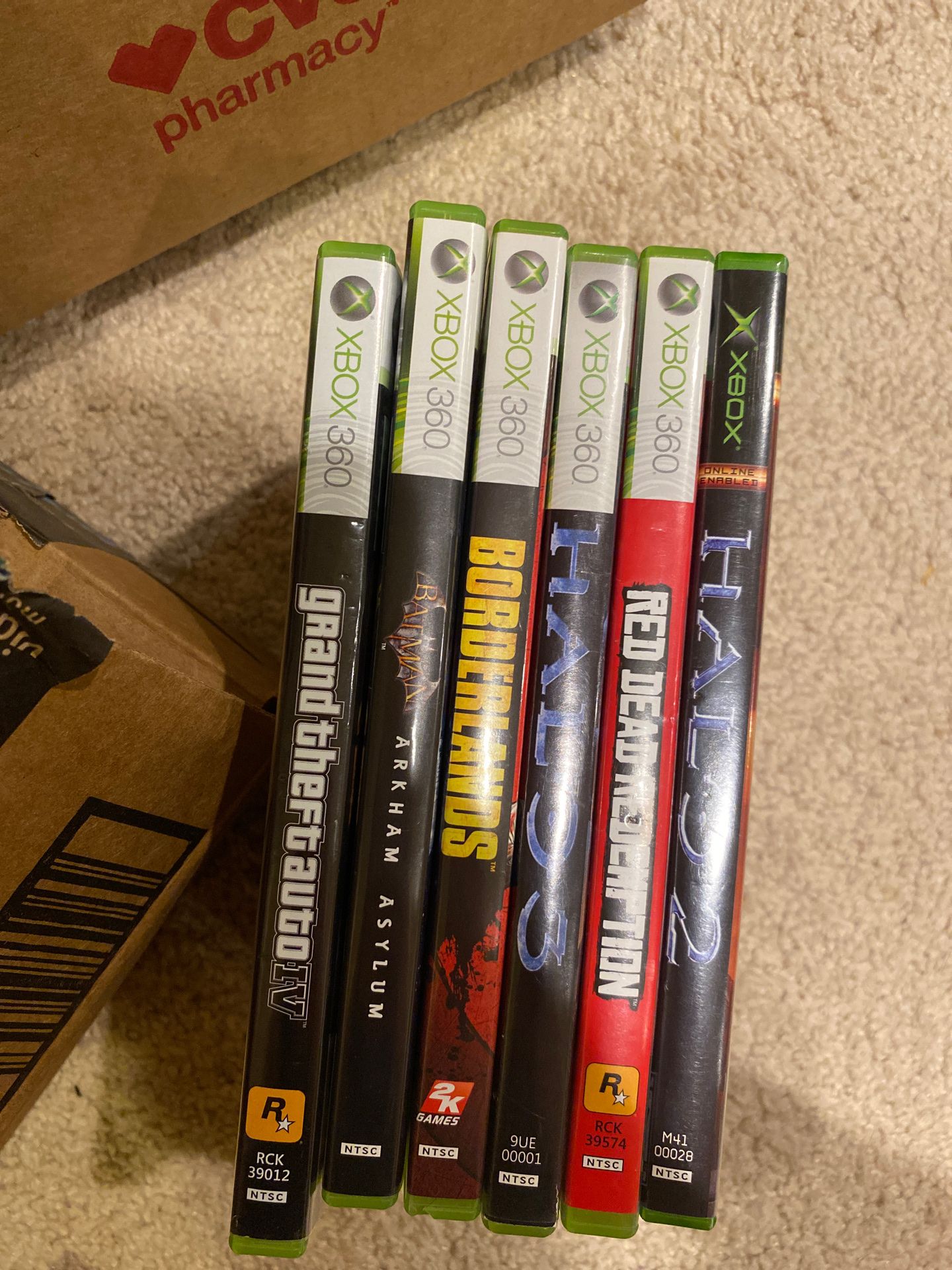 XBOX 360 games ($5 each)