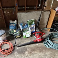 Spring Ready Lawn Maintenance Kit - Blower, Trimmer, Seed & More