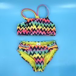Art Class Little Girls Swimsuit Bikini Sz. 7/8 M