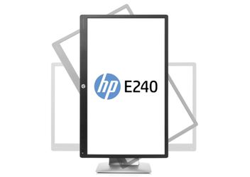 Mint Condition!! Three (3) EliteDisplay E240 23.8” FHD 1920x1080 IPS LED LCD Conference Monitor HDMI
