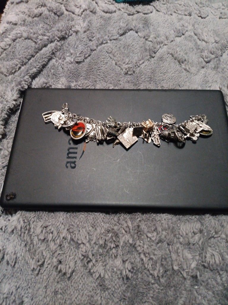 Sterling Silver Charm Bracelet