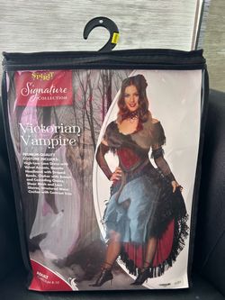 Spirit Halloween Adult Victorian Vampiress Costume – The Signature Collection | Classic Halloween | Dracula Cosplay