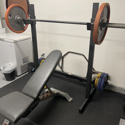 Adjustable Squat Rack / Bench Press
