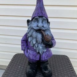 Large purple Gnome Statue 