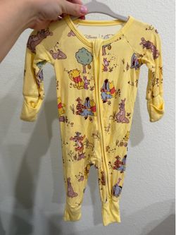 Little Sleepies Winnie The Pooh Pjs (Newborn)