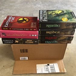 Books 1-4 of Inheritance Cycle, Iron Flame and catching fire