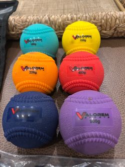 Valorem Sports Weighted Training Balls Set of 6