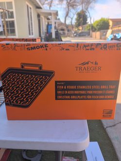 Stainless Steel Fish & Veggie Grill Tray