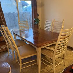 Eddie Bauer Solid Wood Dining Set – Made in USA ($5,500+ Original)