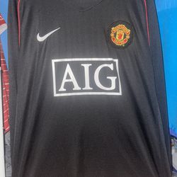 Retro 07/08 Manchester United Away Long Sleeved Jersey XL