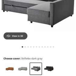 $650 Sleeper Sofa With Storage , Great For Small Apartments And Rooms To Save Space. Message Me For Details 