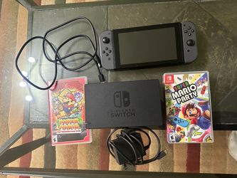 Nintendo Switch with Dock, Charger, and 2 Games