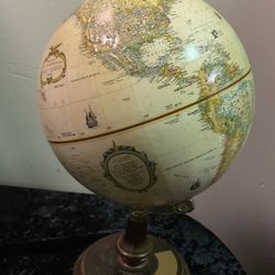 World Tabletop Globe - 15” Tall And 30” Round 