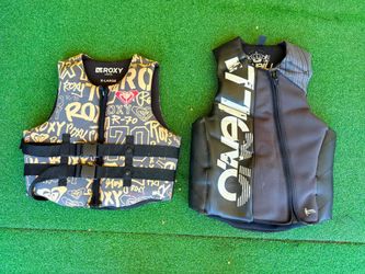 High-End Life Vests - Roxy (Women's XL) & O'Neill (Men's XL)