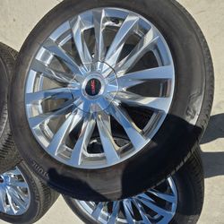 4 GMC YUKON 22" RIMS&TIRES
