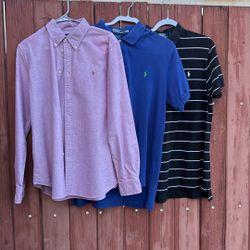3  XL. Ralph Lauren Shirts