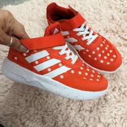 Like New Girls Adidas Minnie Mouse Size 1.5 Shoes 