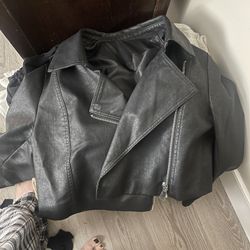 Brand New Leather Jacket S/M. Women’s. 