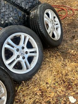 Honda Alloy Wheels with Tires Set r16