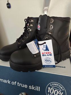 BRAND NEW STEELBLUE WORK BOOTS