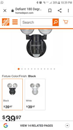 LED security motion light