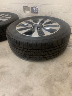 Brand new original Toyota Tundra tires
