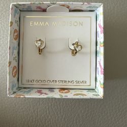 Emma Madison Little Girl Hoop Earrings
