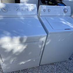 Whirlpool Washer And Kenmroe Dryer Large Working Perfectly Fine 