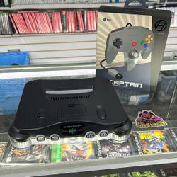 N64 With New After Market Controller $100