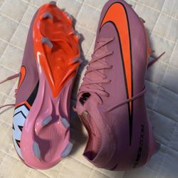 Nike Mercurial Vapor 16 Pro Firm-Ground Low-Top Soccer Cleats (Magic Flamingo/Total Crimson/Black) 