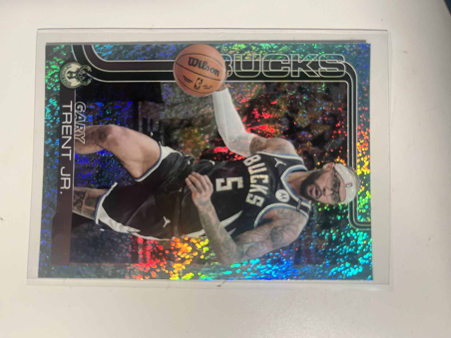 2025 Topps Basketball Gary Trent Jr. Aqua Holo