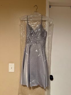 New Silver Short dress size 10