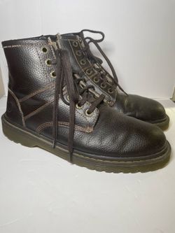Doc martens brown leather boots size 12 men’s