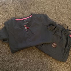Koi Lite Scrub Set Grey 