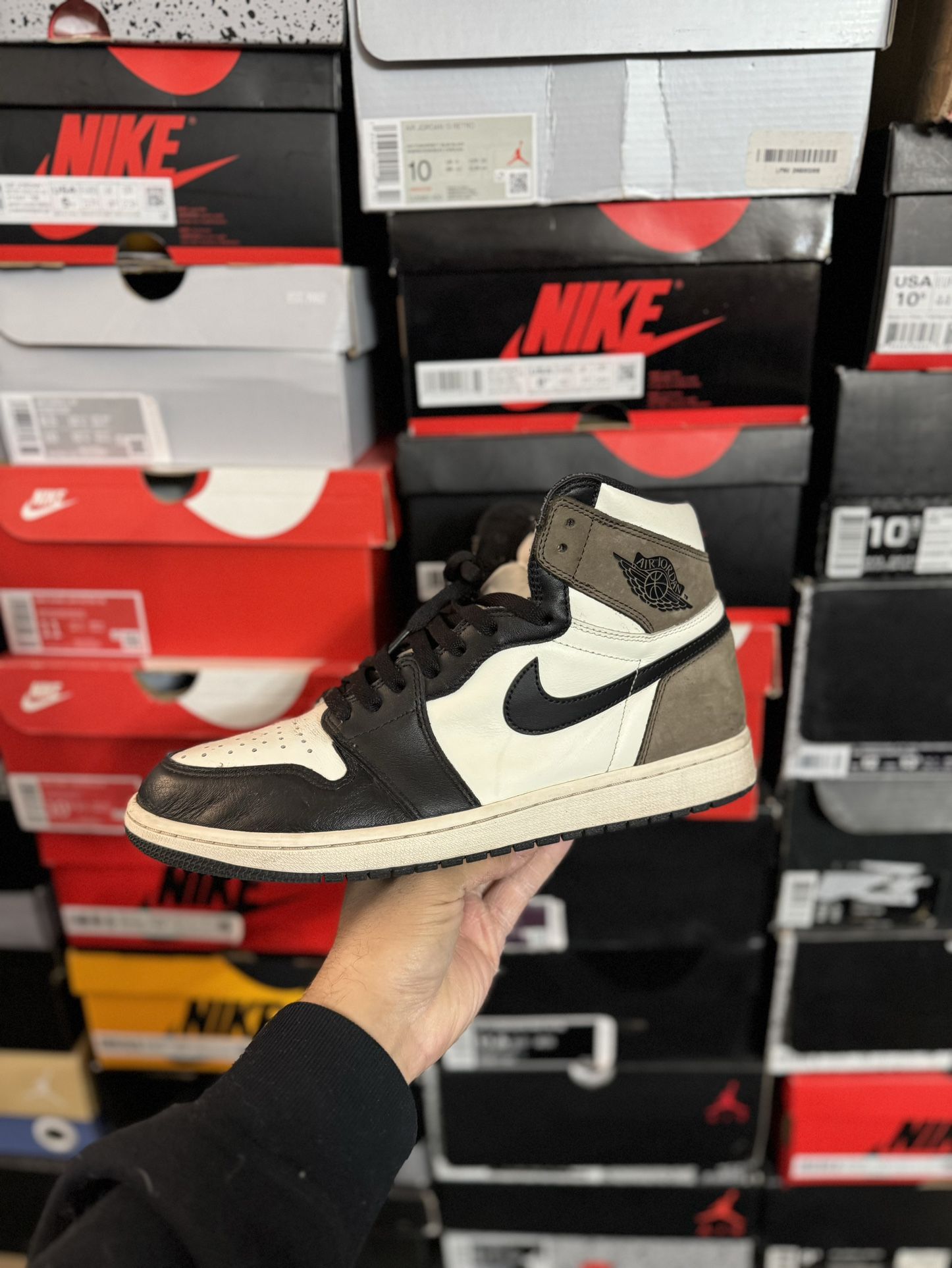 Jordan Mocha 1s size 10.5 USED But Clean