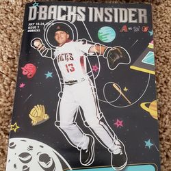 D-Backs INSIDE WITH TICKET STUB. 