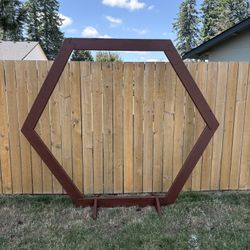 Hexagon Wedding Arch $400 OBO