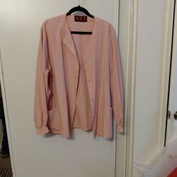 Rose gold Jacket Scrub $19