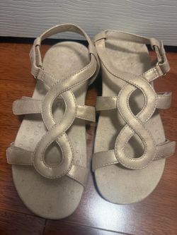 Vionic Gold Strappy Sandals